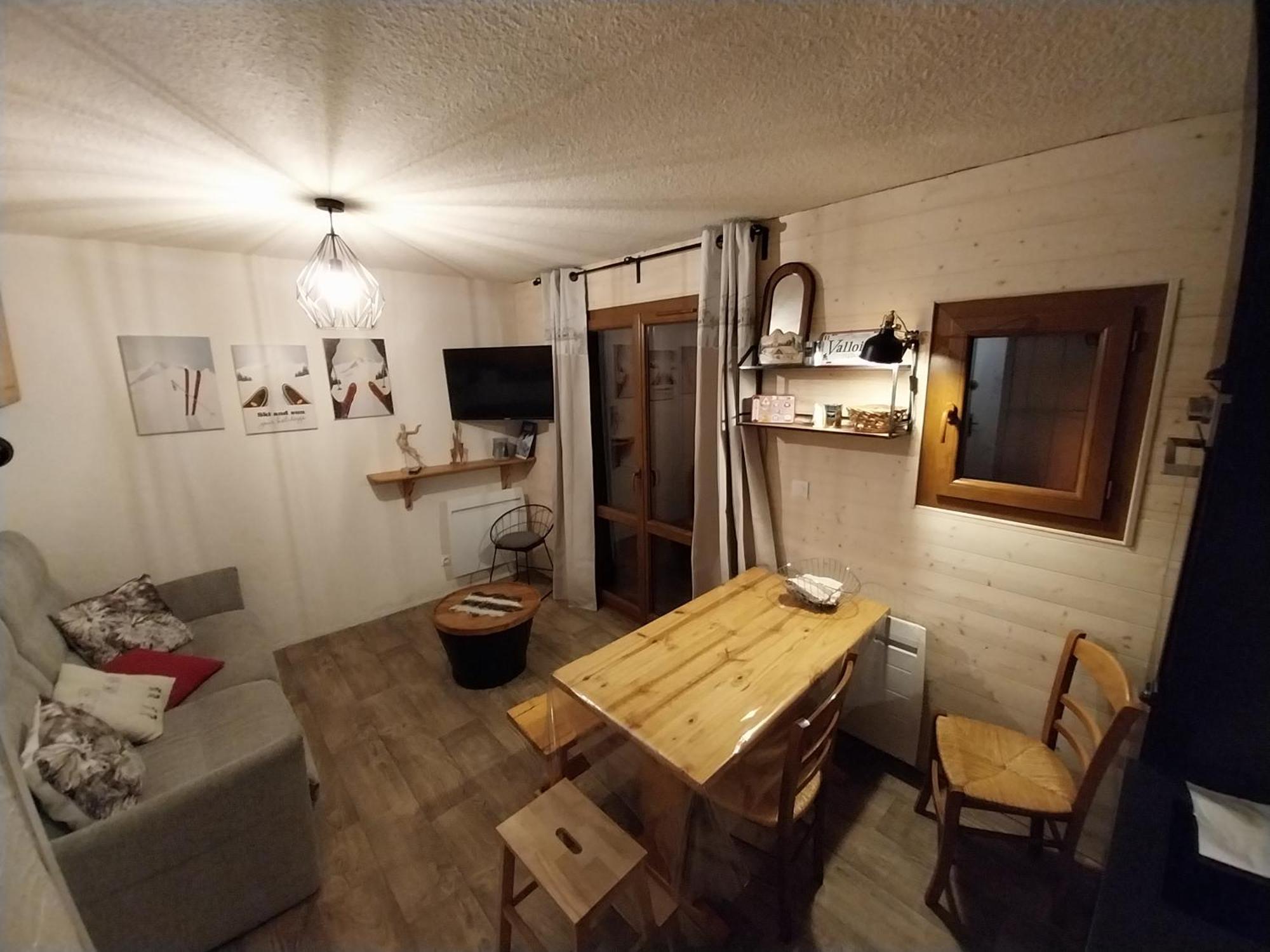 valloire, studio 22m², tout à pied, renové 2019 Apartamento Exterior foto